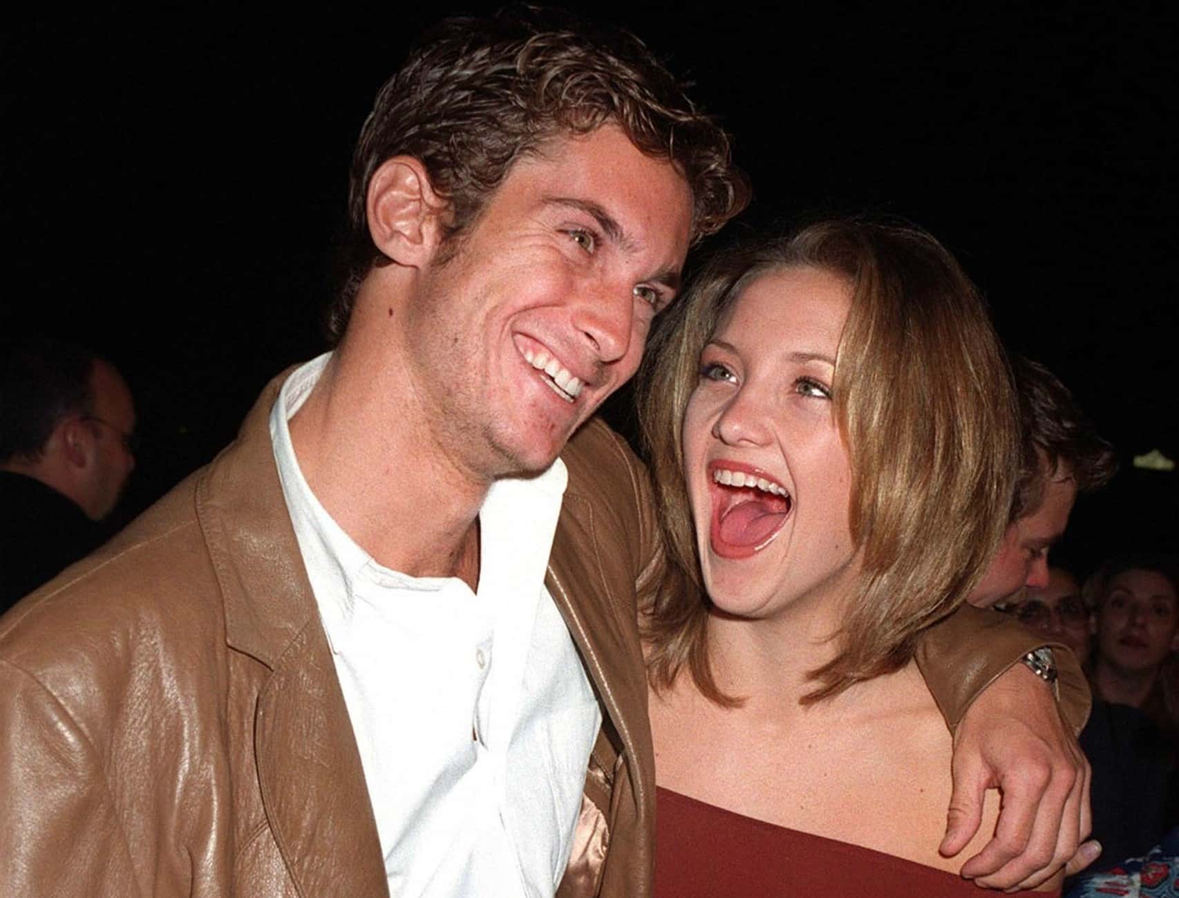 OLIVER & KATIE (KATE) HUDSON at premiere of TV movie, "Hope,"