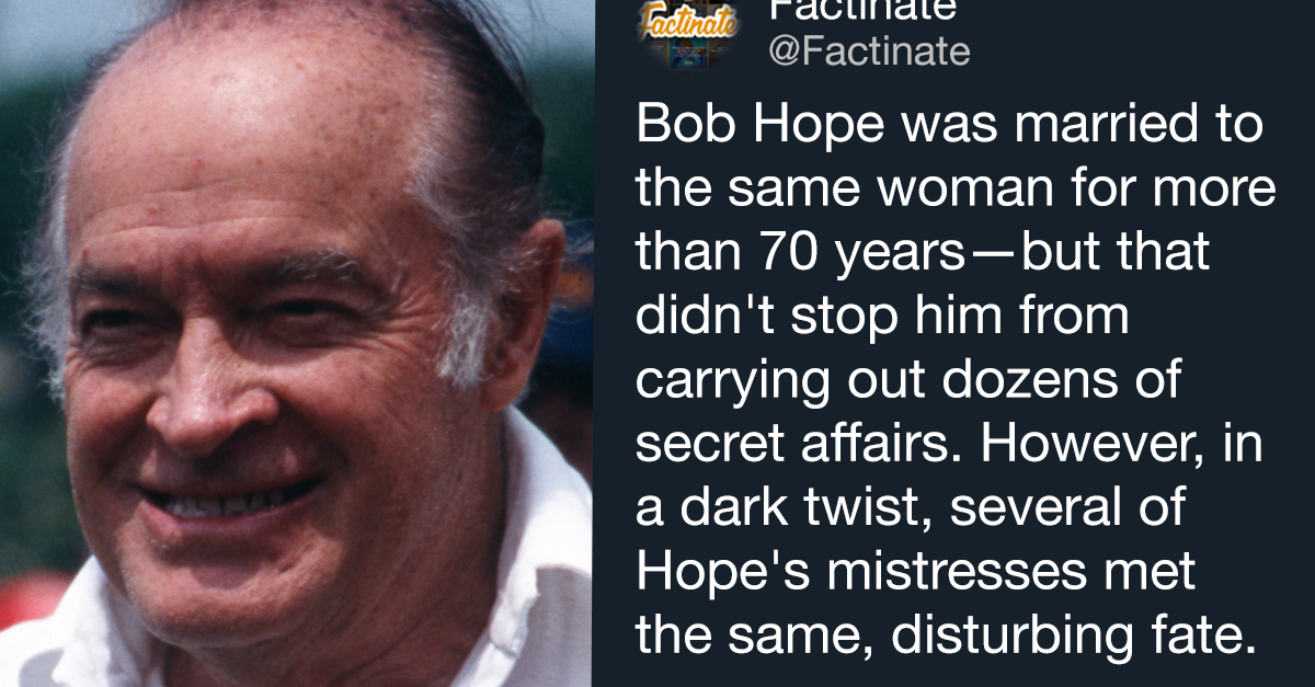 Surprisingly Scandalous Facts About Bob Hope, America's Entertainer