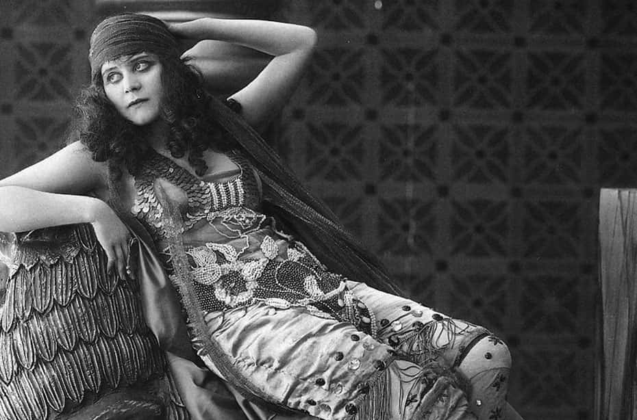 Theda Bara in dress