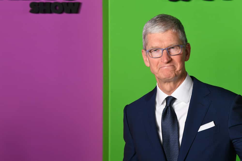 Tim Cook attends Apple TV+'s 