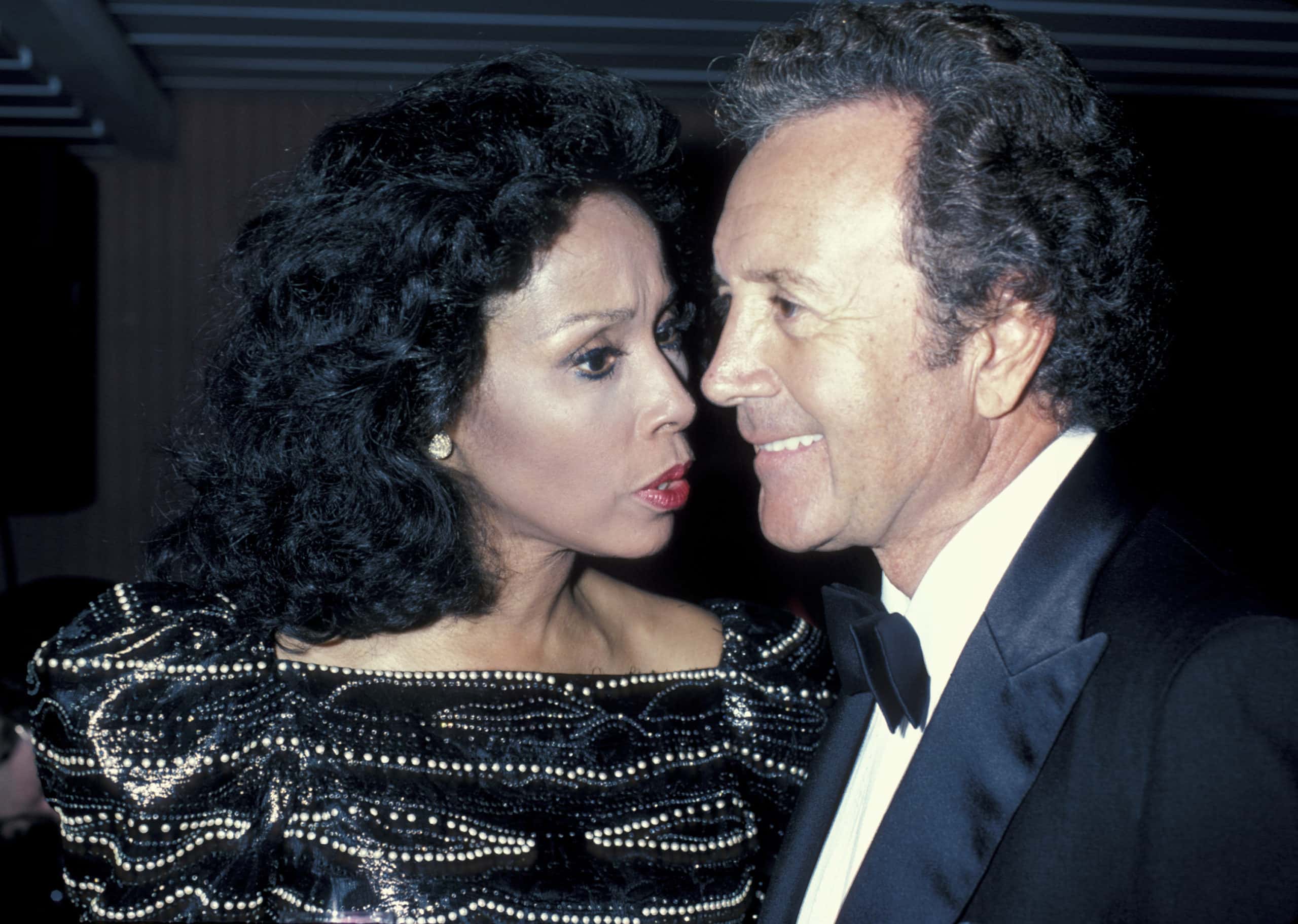 Diahann Carroll and Vic Damone during Tribute To The Statue of Liberty Fundraiser at South Street Seaport
