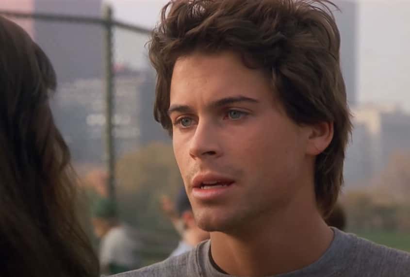 A screenshot of the movie About Last Night