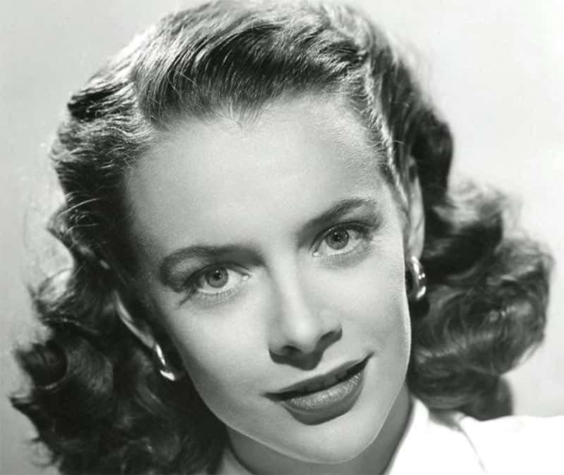 Susan Peters in white shirt 