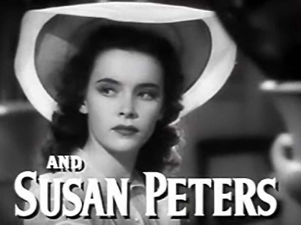 Screenshot of Susan Peters from the trailer for the film Tish