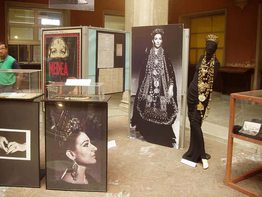 Photo from Maria Callas exhibition