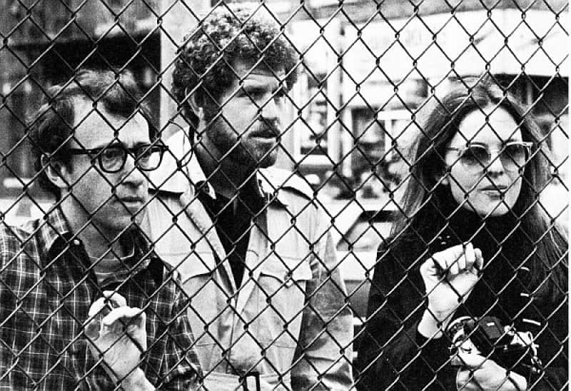 A visually captivating still taken from a pivotal moment in the film Annie Hall (1977)