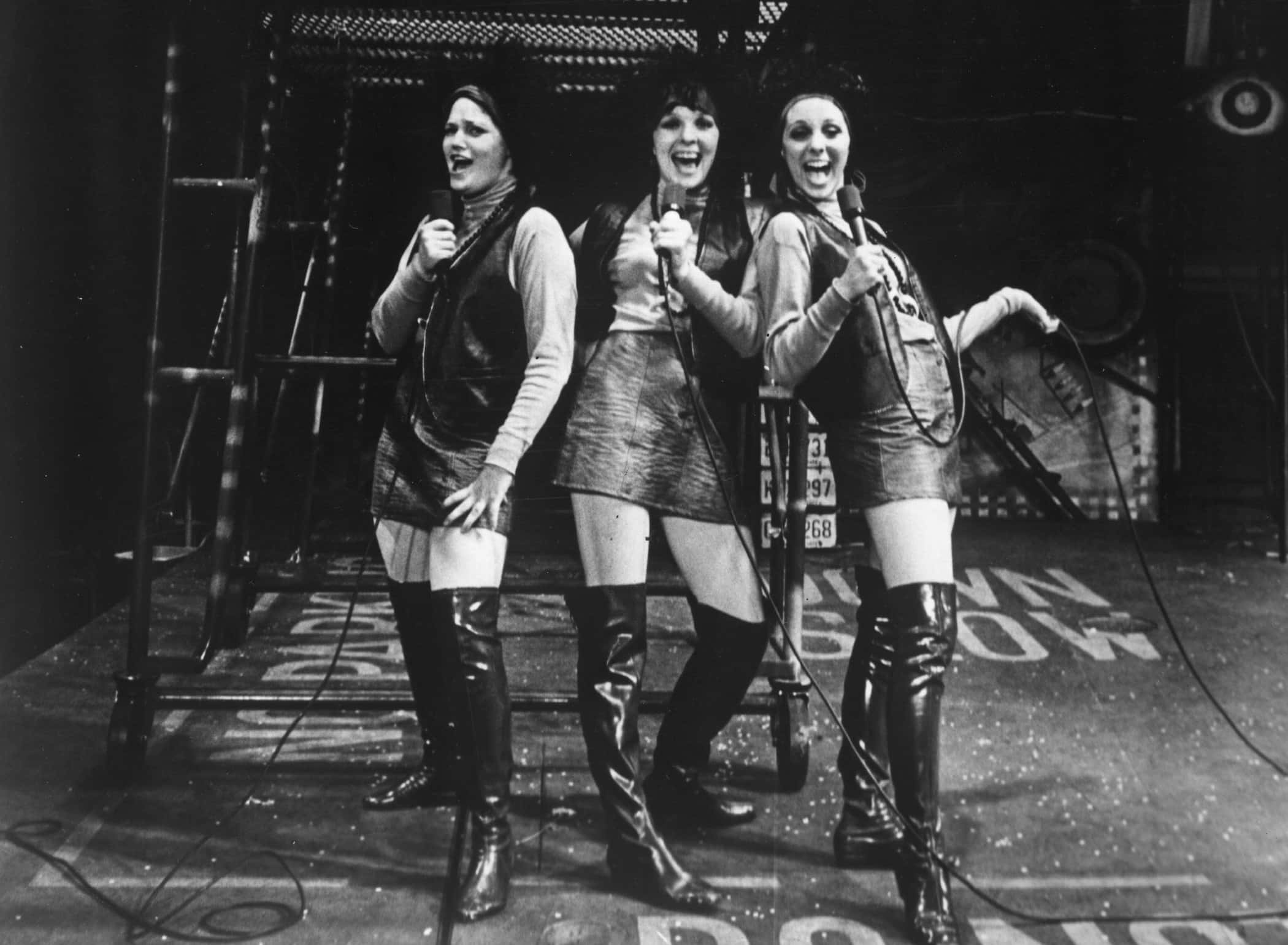 Scene from Michael Butler's production of the hit American rock musical 'Hair'