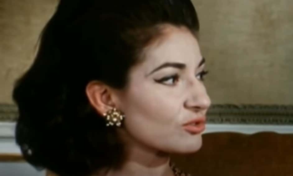 Portrait Photo of Maria Callas, looking to the right