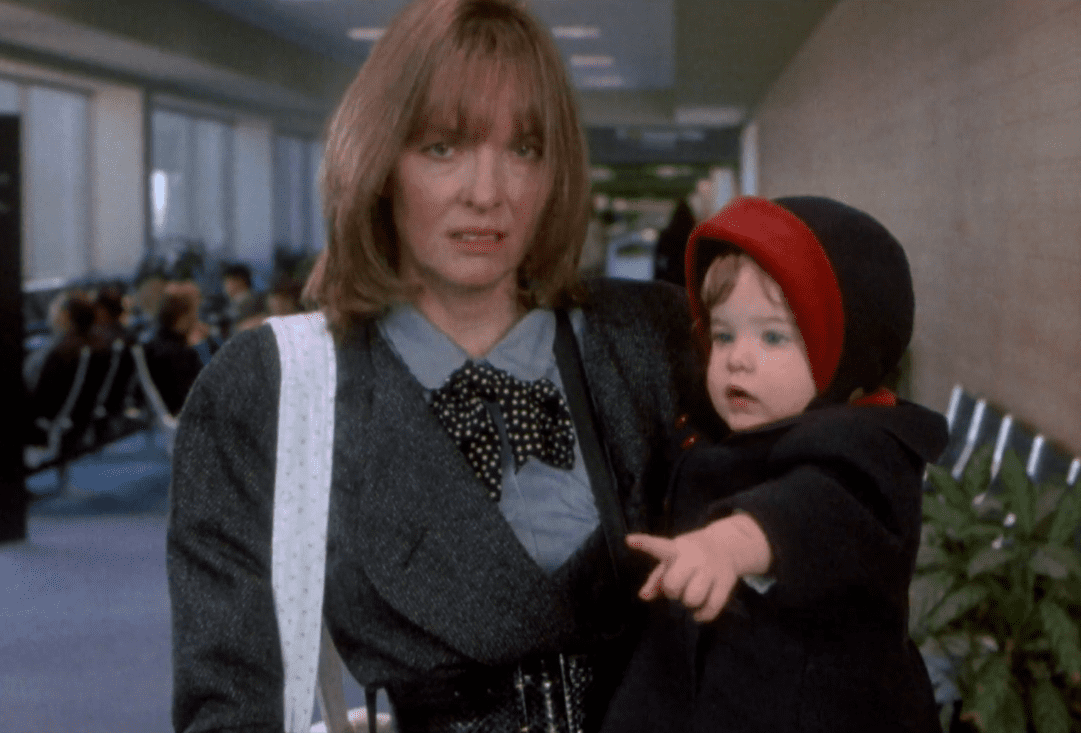 A visually captivating still taken from a pivotal moment in the film Baby Boom (1987)