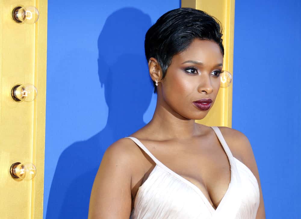 Jennifer Hudson at the Los Angeles premiere of 'Sing'