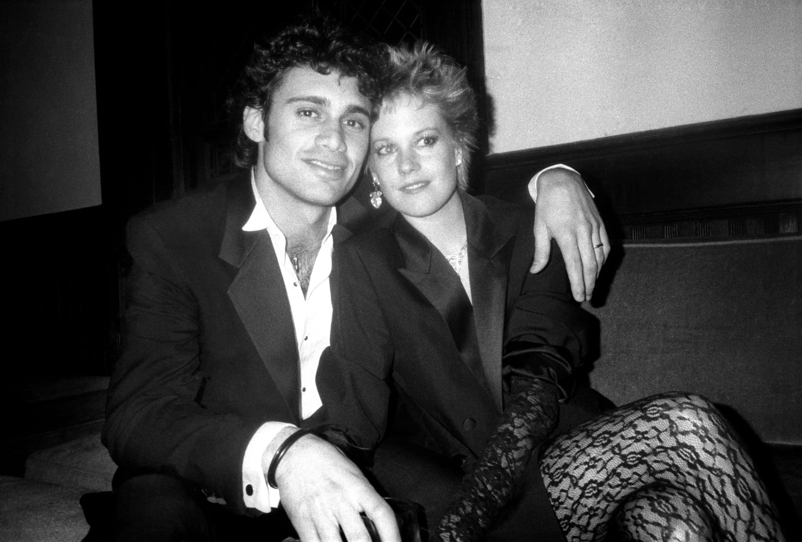 Steven Bauer and Melanie Griffith at Limelight's anniversary party