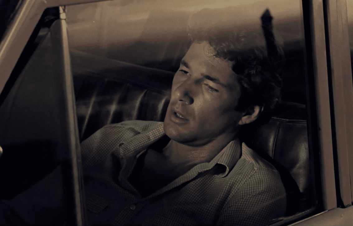 A visually captivating still taken from a pivotal moment in the film Beyond the Limit (1983)