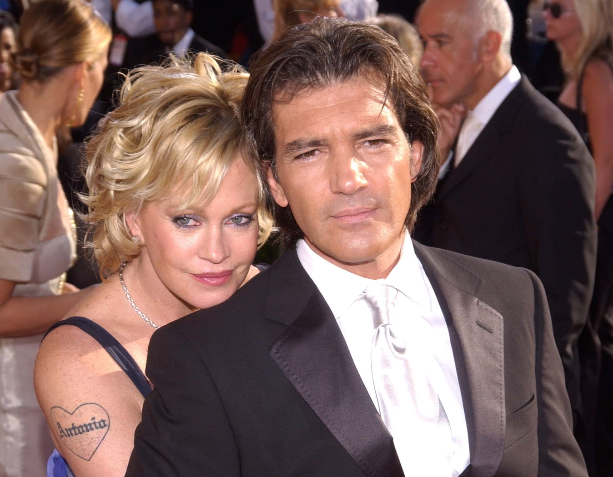 Antonio Banderas an Melanie Griffith at the 56th Annual Primetime EMMY Awards