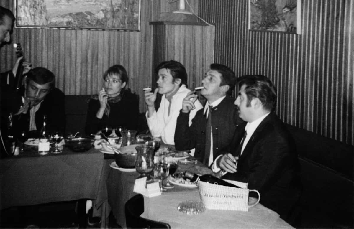 Nathalie and Alain Delon with Stevan Markovic