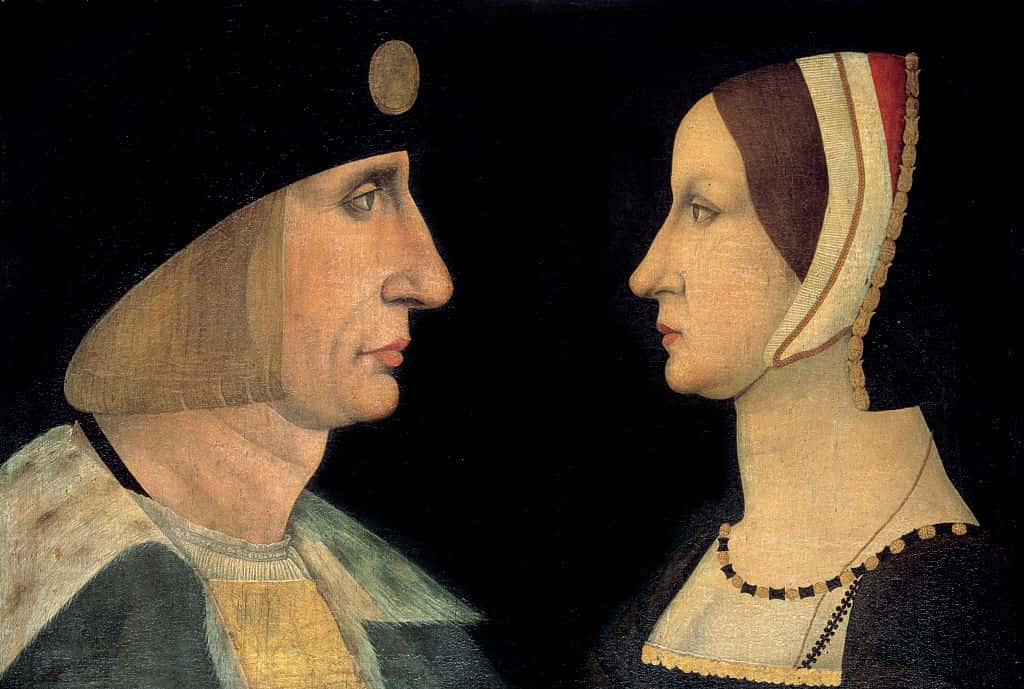 Portraits of King Louis XII and Anne of Brittany