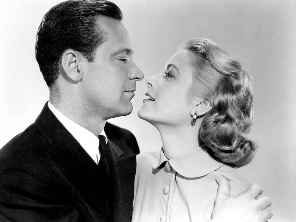 William Holden and Grace Kelly