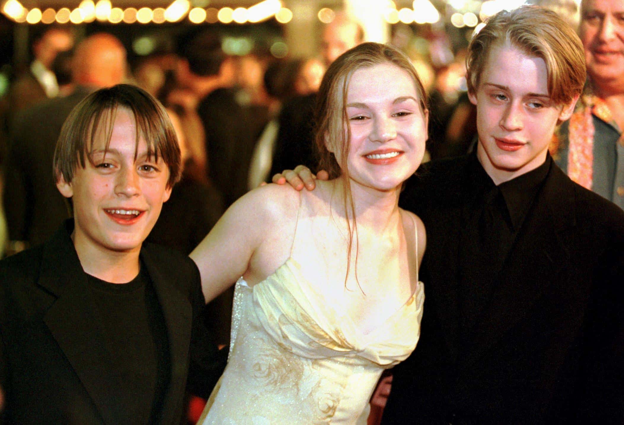 The two Culkin brothers, Kieran(L) and Macaulay(R)