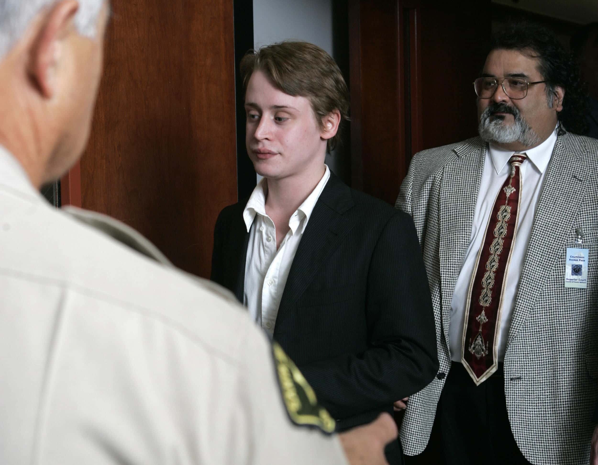 US actor Macaulay Culkin takes a recess