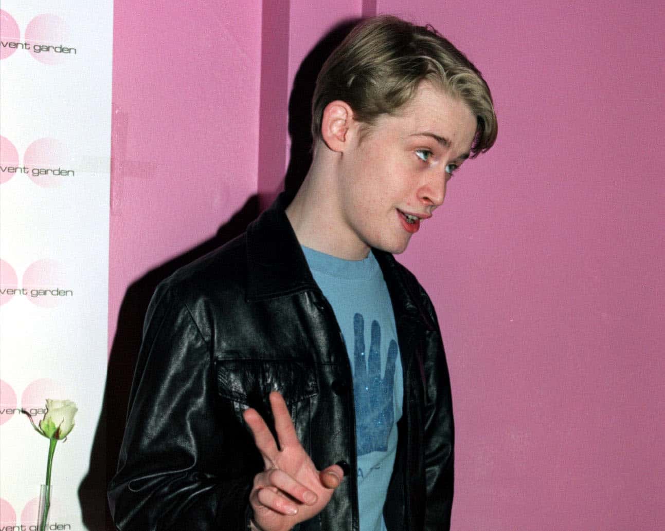 Macaulay Culkin arriving at 10 Covent Garden