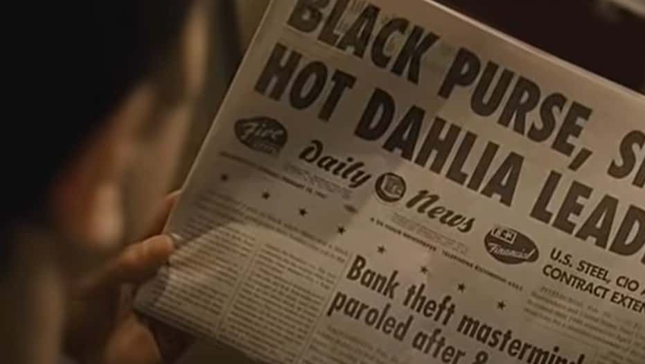 Elizabeth Short, The Black Dahlia in newspaper 