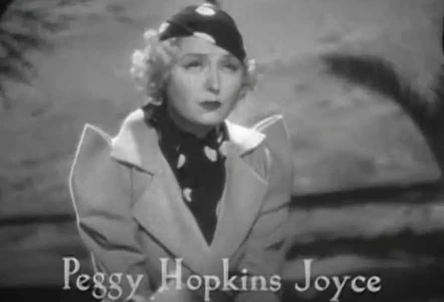 Peggy Hopkins Joyce facts