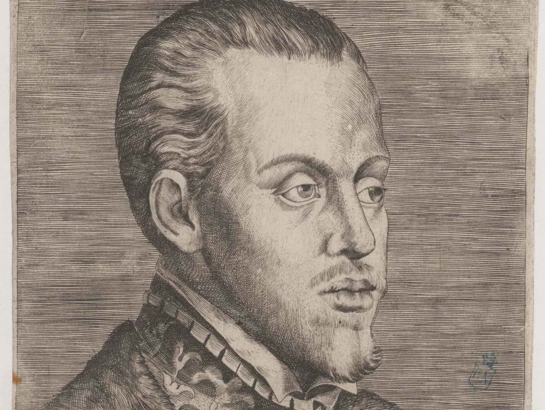 Philip II of Spain portrait facing left 