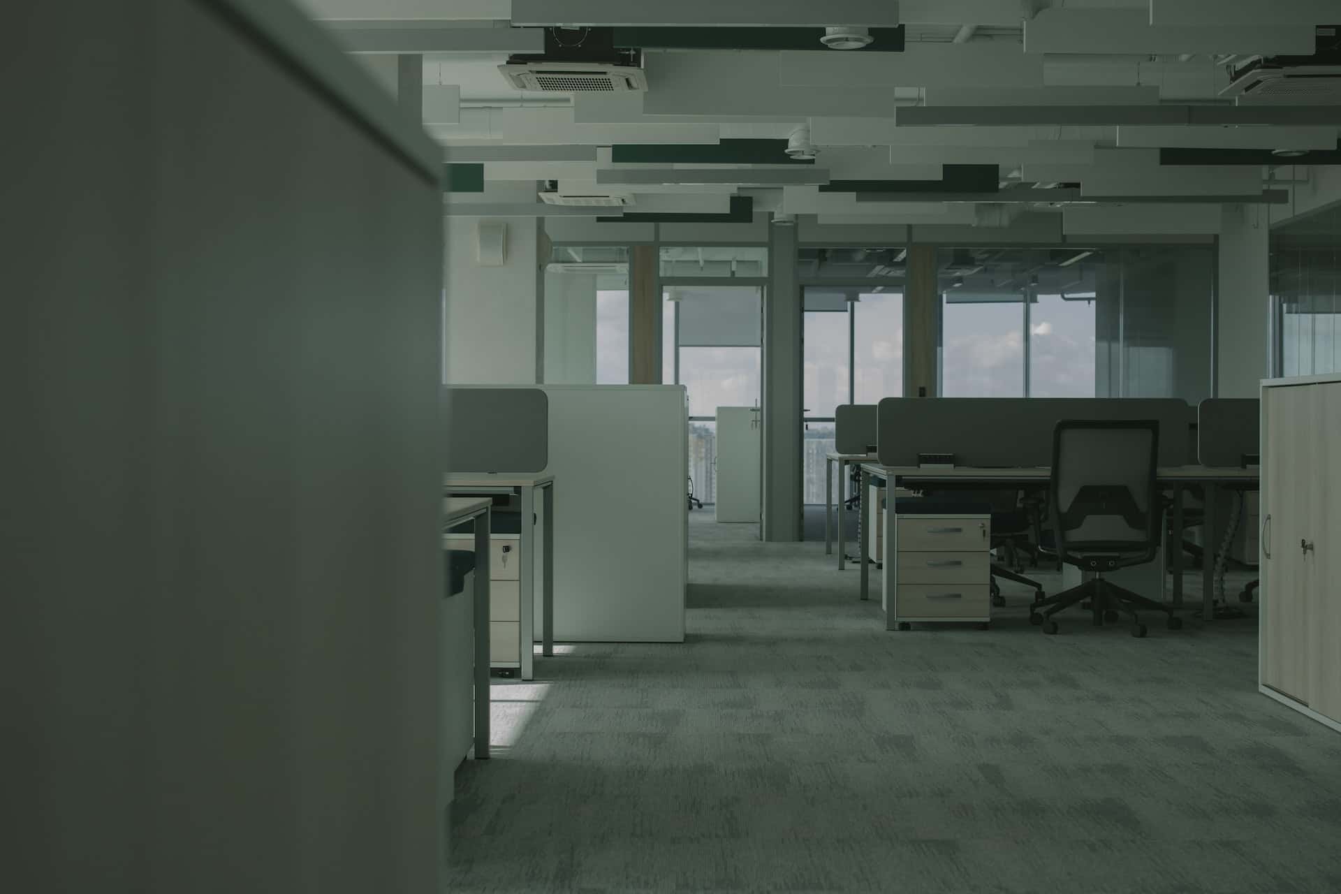 Empty Office in building.