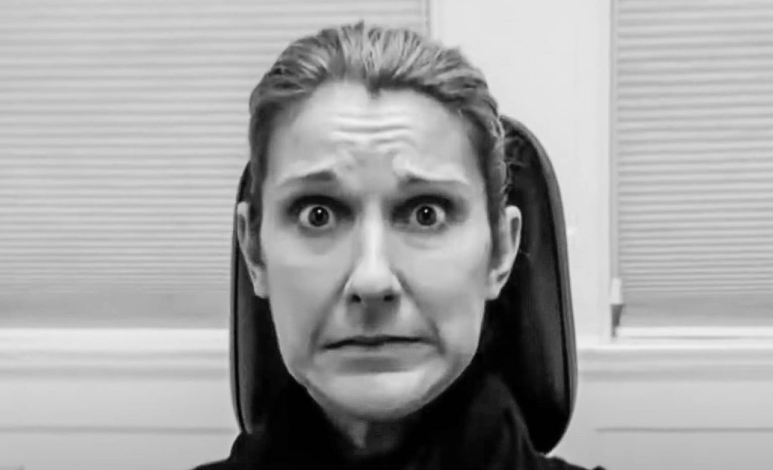 A screenshot from the documentary Celine: Through the Eyes of the World