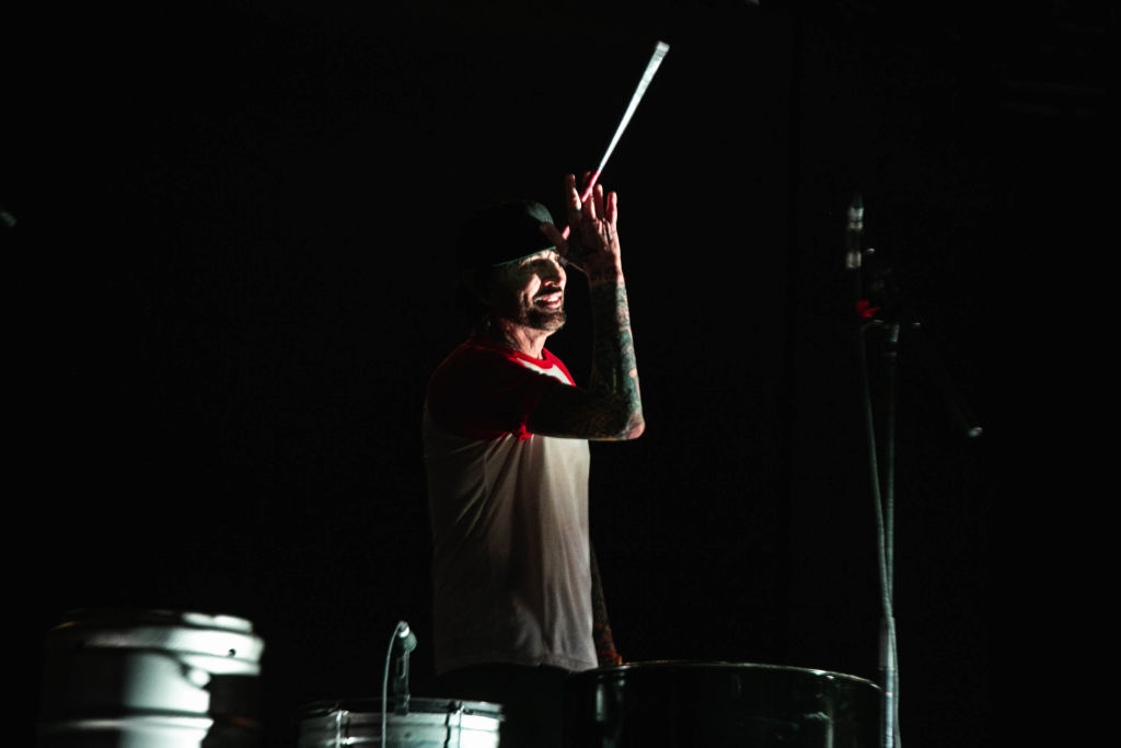 Tommy Lee of Motley Crue performs onstage 