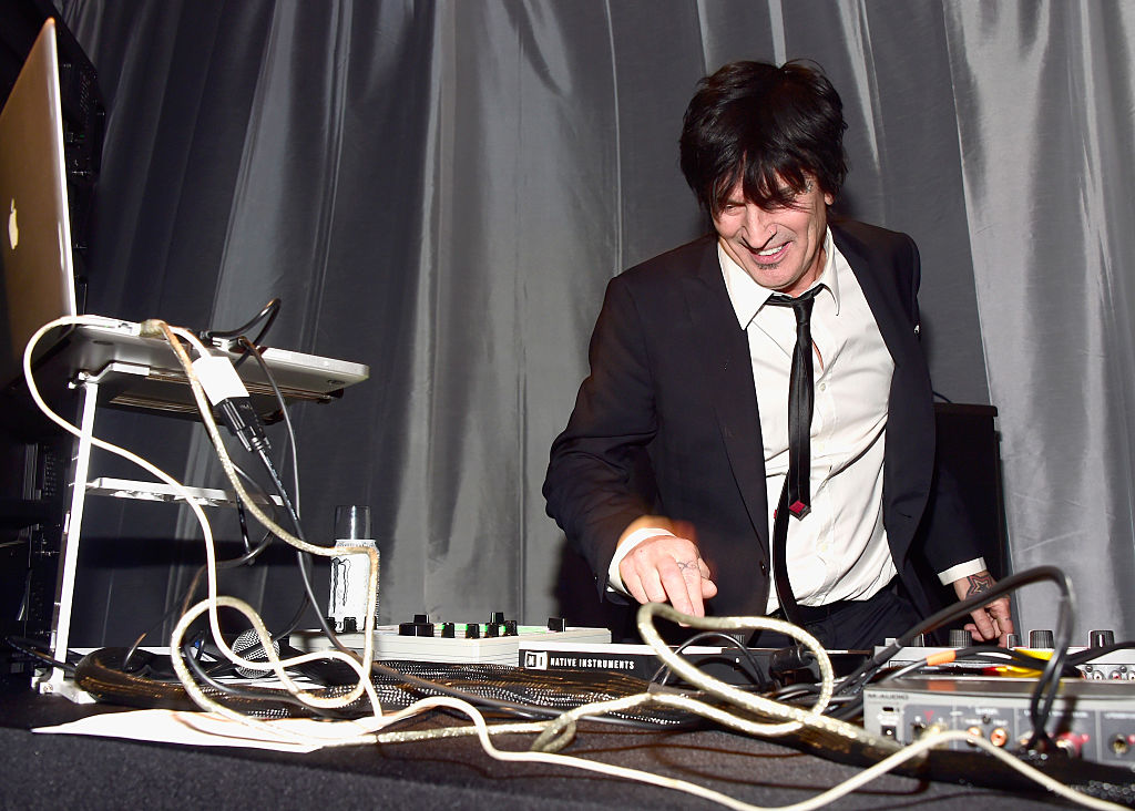Drummer/DJ Tommy Lee performs onstage 