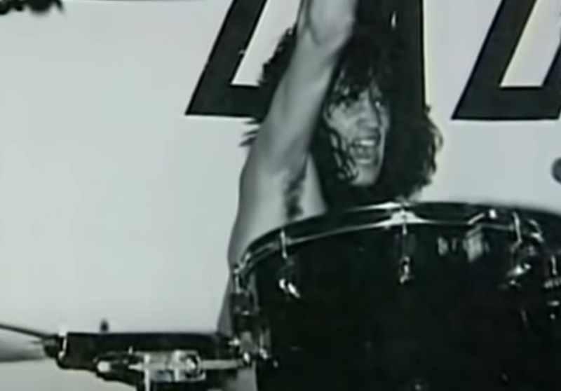 A screenshot of the movie The Rise & Rise of Mötley Crüe