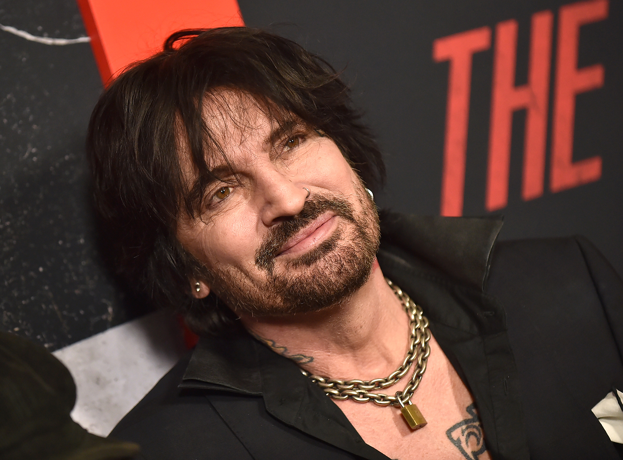 Tommy Lee arrives for the Netflix 'The Dirt' 