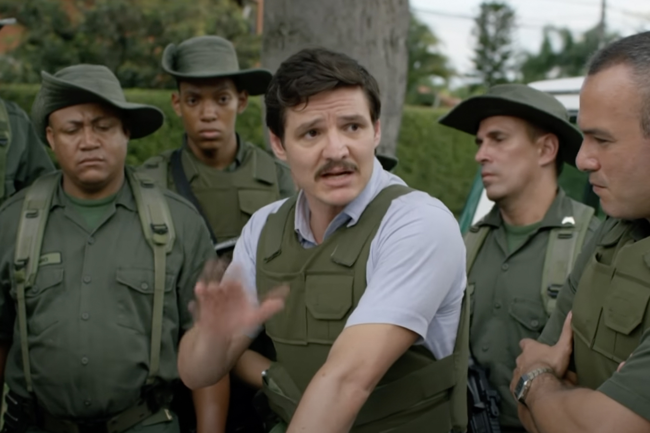 A screenshot of the TV Show Narcos 