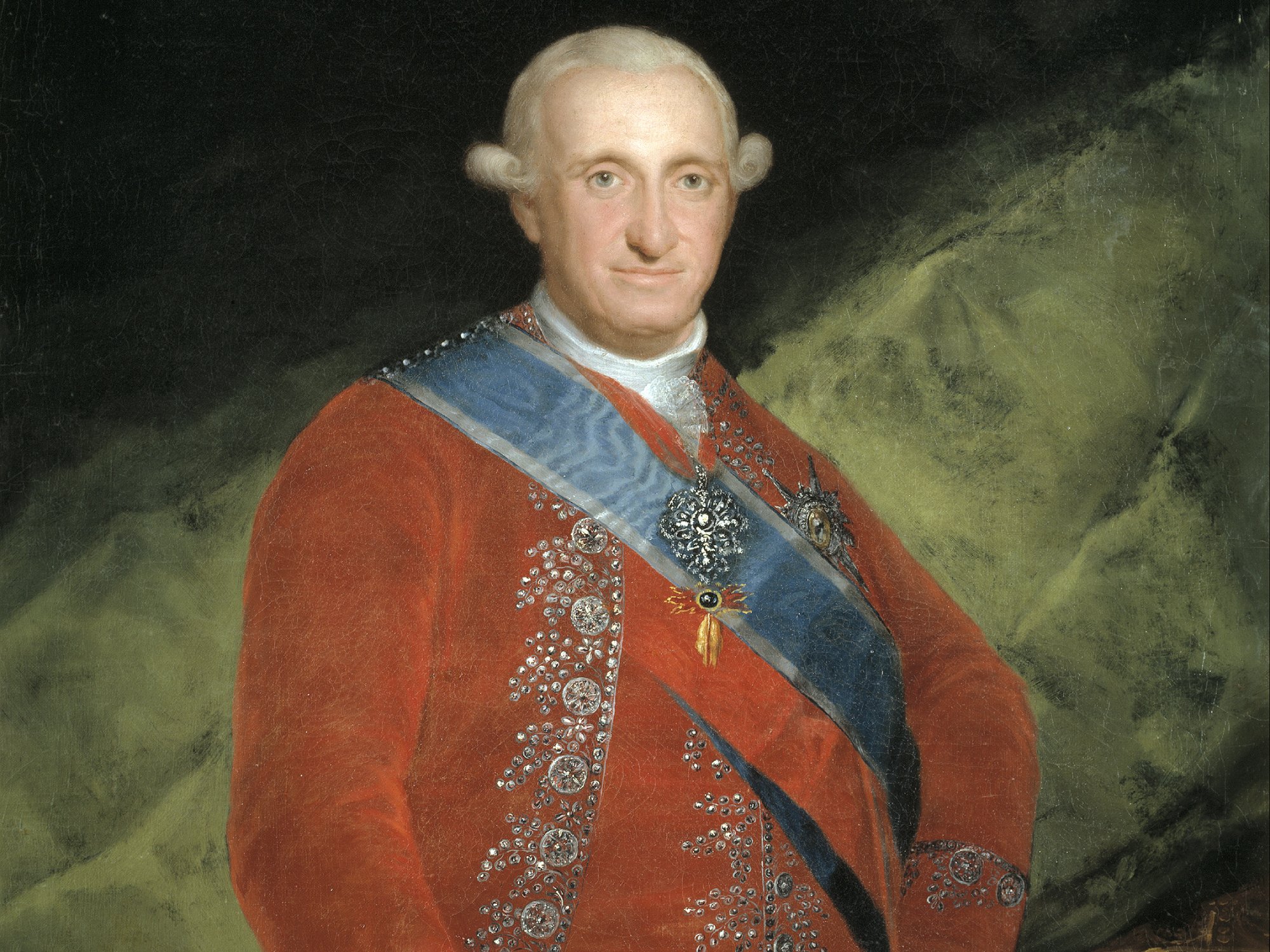 Portrait painting of Charles IV of Spain - 1789