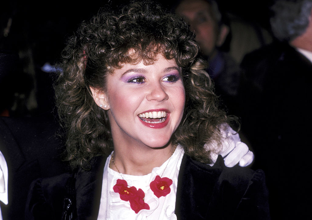 Linda Blair 1982 looking at camera smiling 