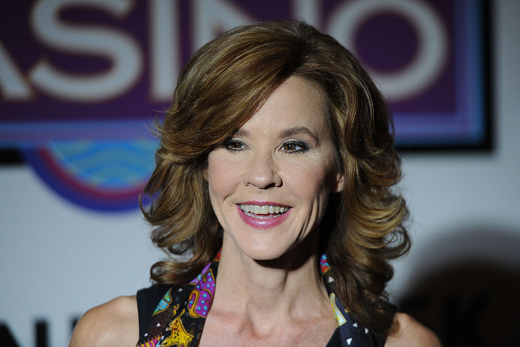 Linda Blair looking at the camera 