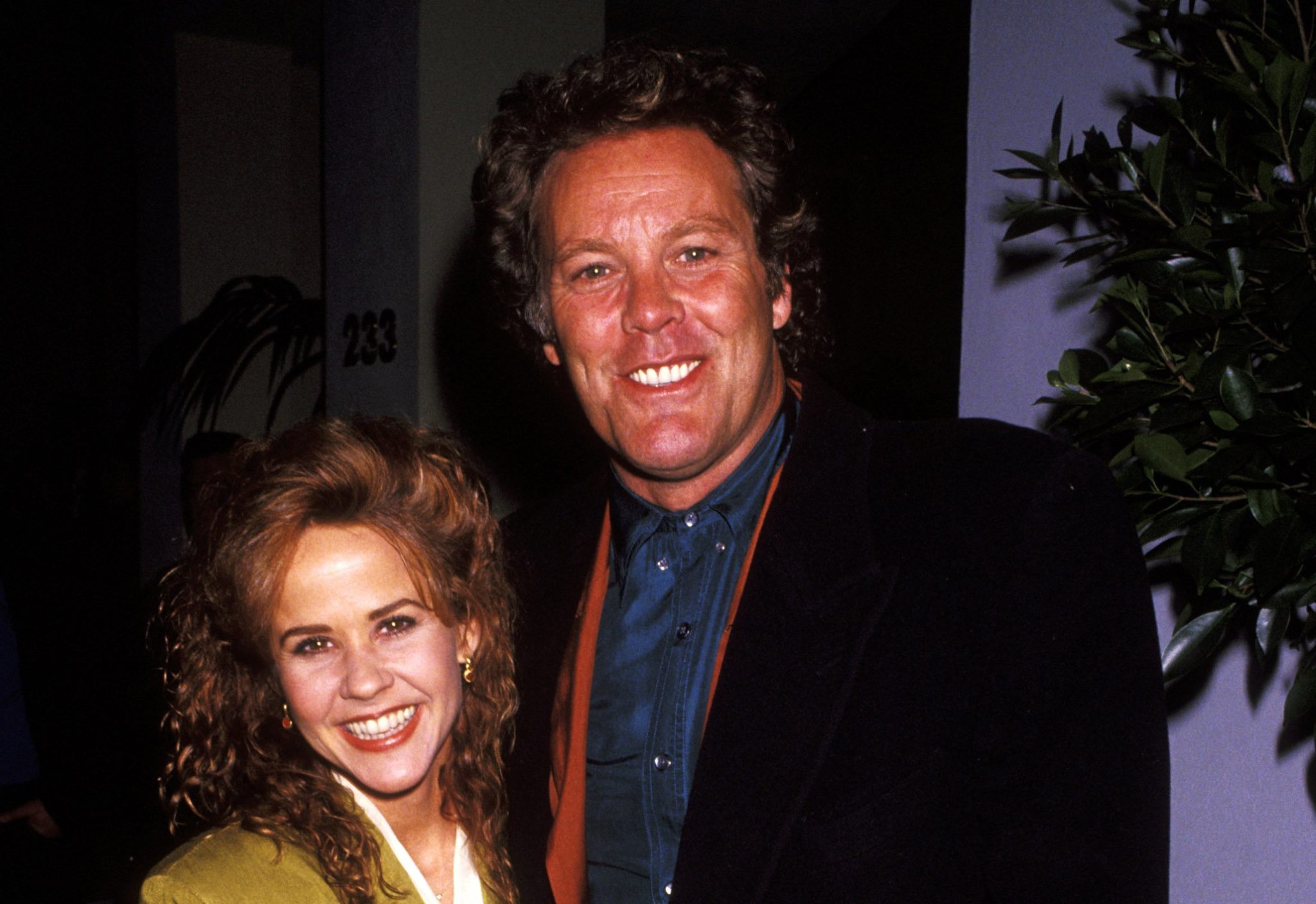 Linda Blair and Wings Hauser during Party for Mark Disalle's Premiere Productions - March 3, 1993