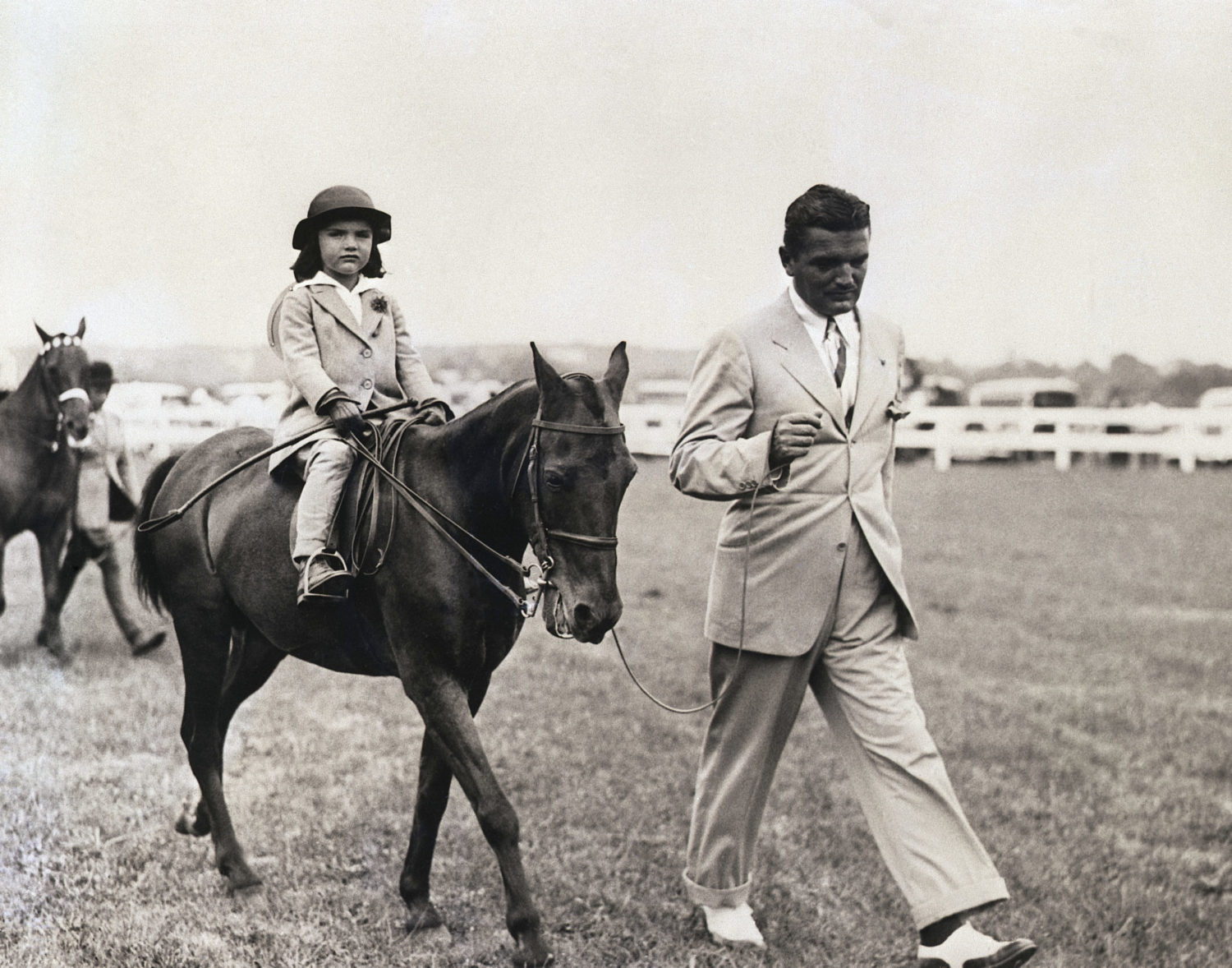 Jacqueline Bouvier Riding Horseback