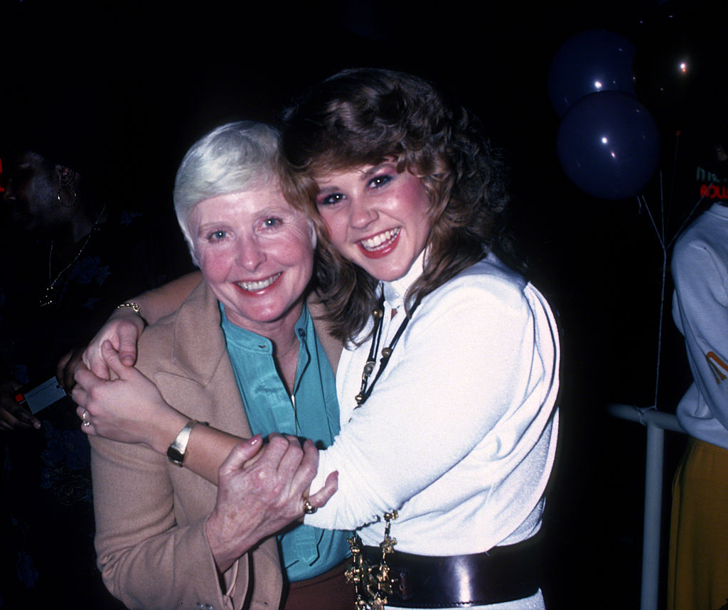 Linda Blair and mom Elinore Blair attends the Promotional Party for 