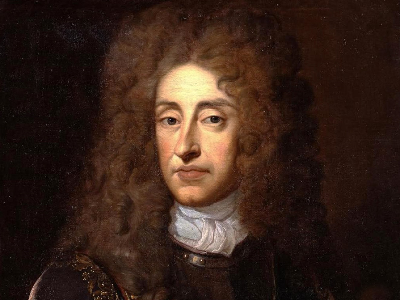 Portrait of James II of England looking forward-1680s