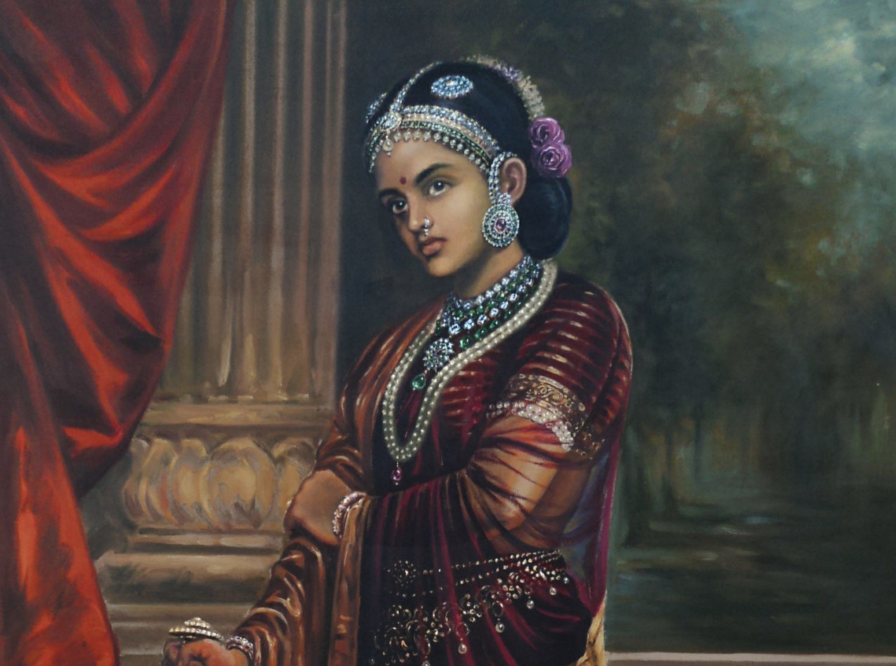 Illustration of Lakshmi Bai Rani of Jhansi