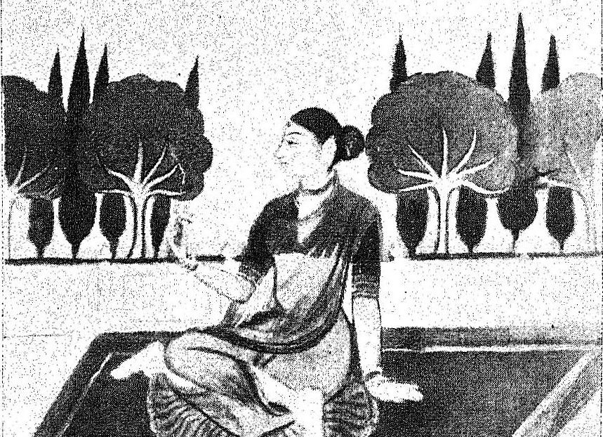 Illustration of Lakshmi Bai, Rani of Jhansi