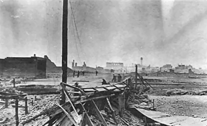 Hinckley, Minnesota after the 1894 fire