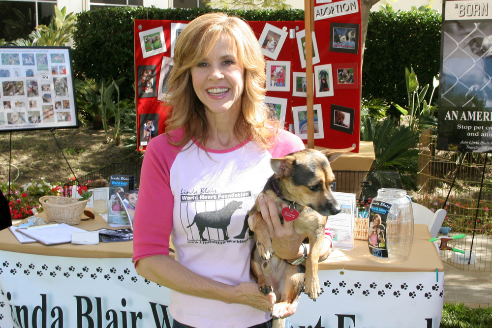  Linda Blair at the kick off for 