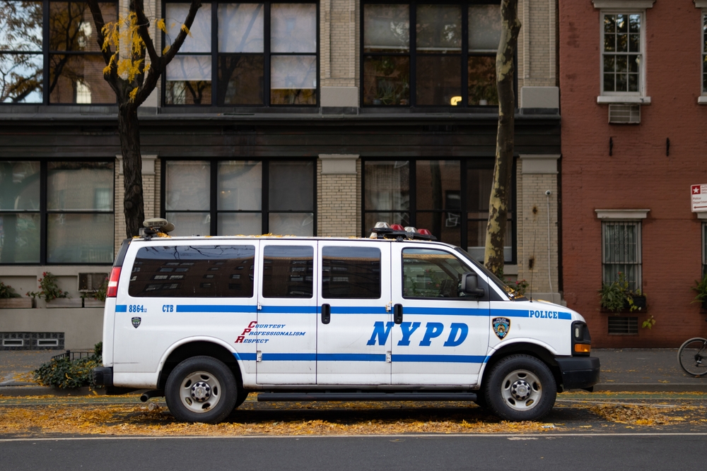 Serious police officer