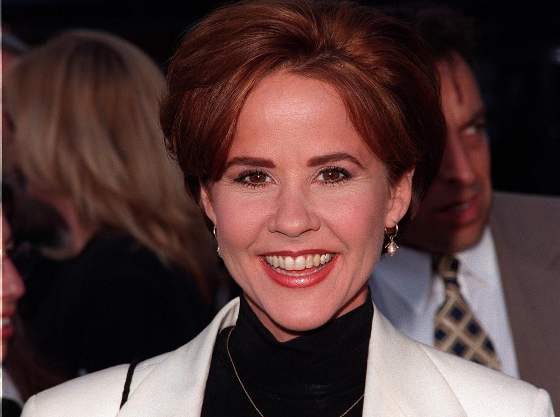  Actress LINDA BLAIR at premiere of George Clooney's new movie 