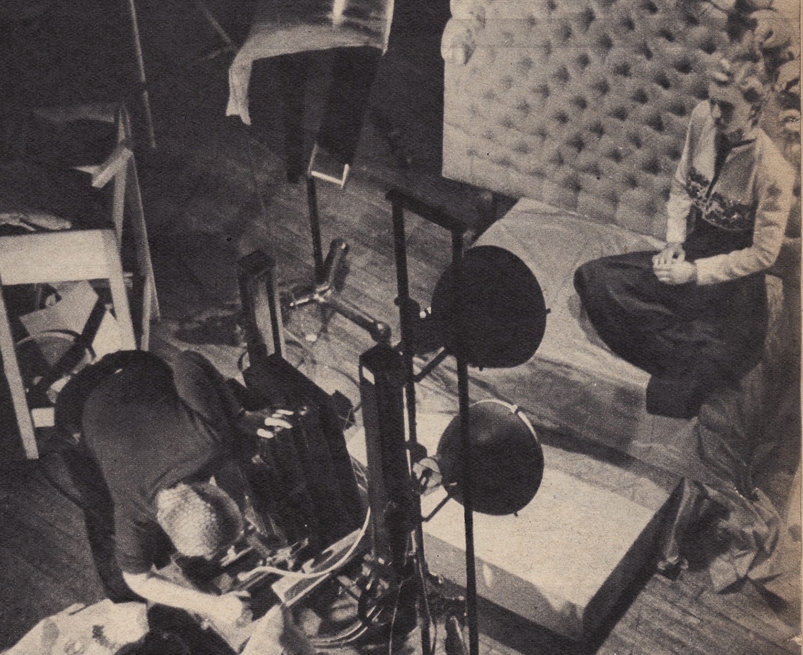 A fashion shoot by photographer Lee Miller in studio - 1940