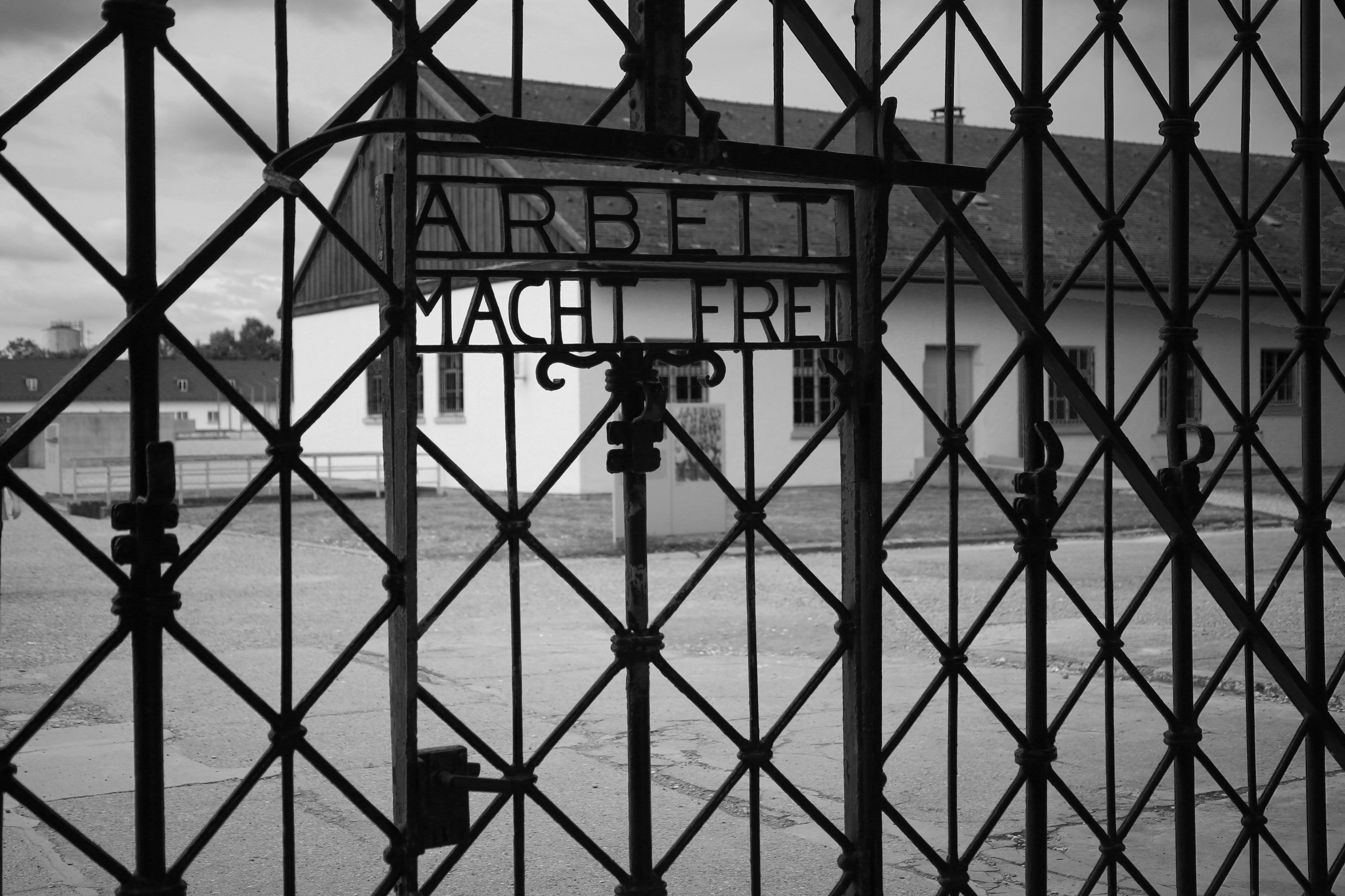 Entrance To Dachau Concentration Camp - 2014