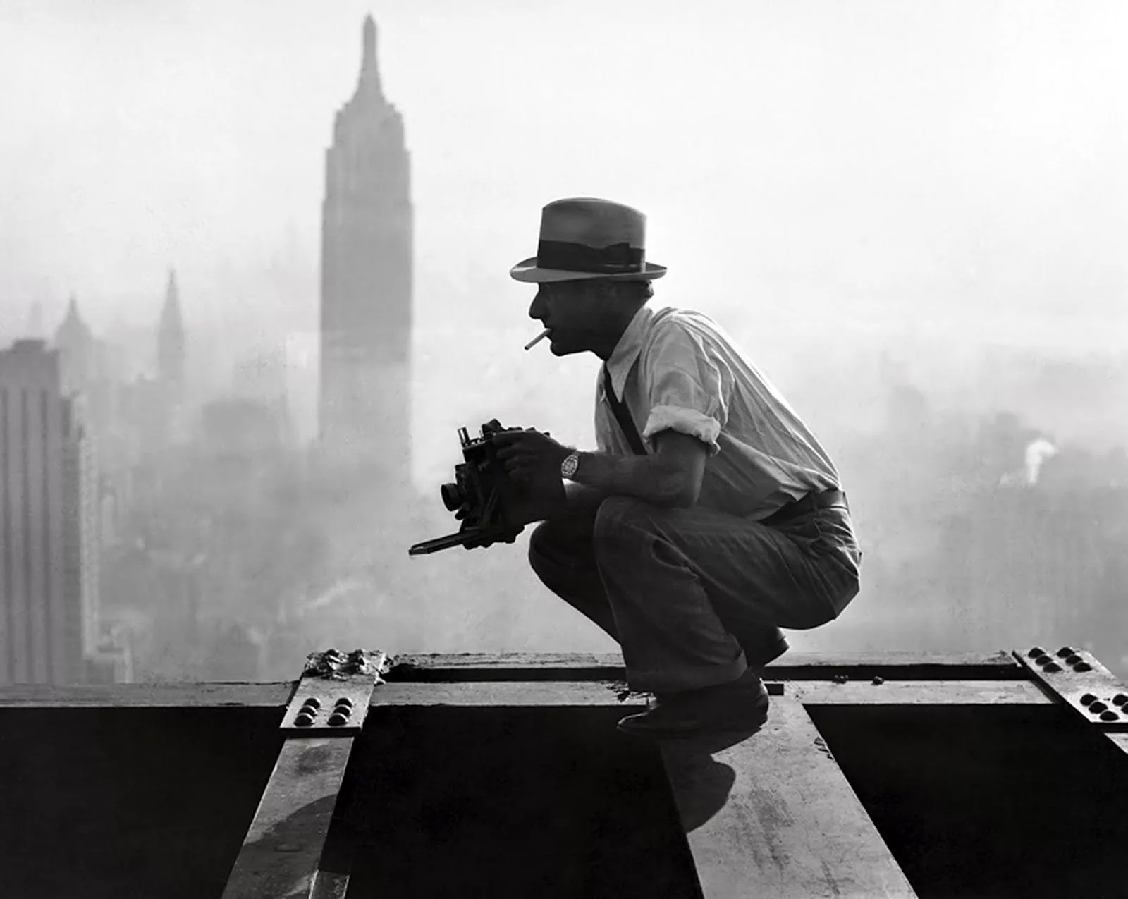 Charles Ebbets atop the RCA Building