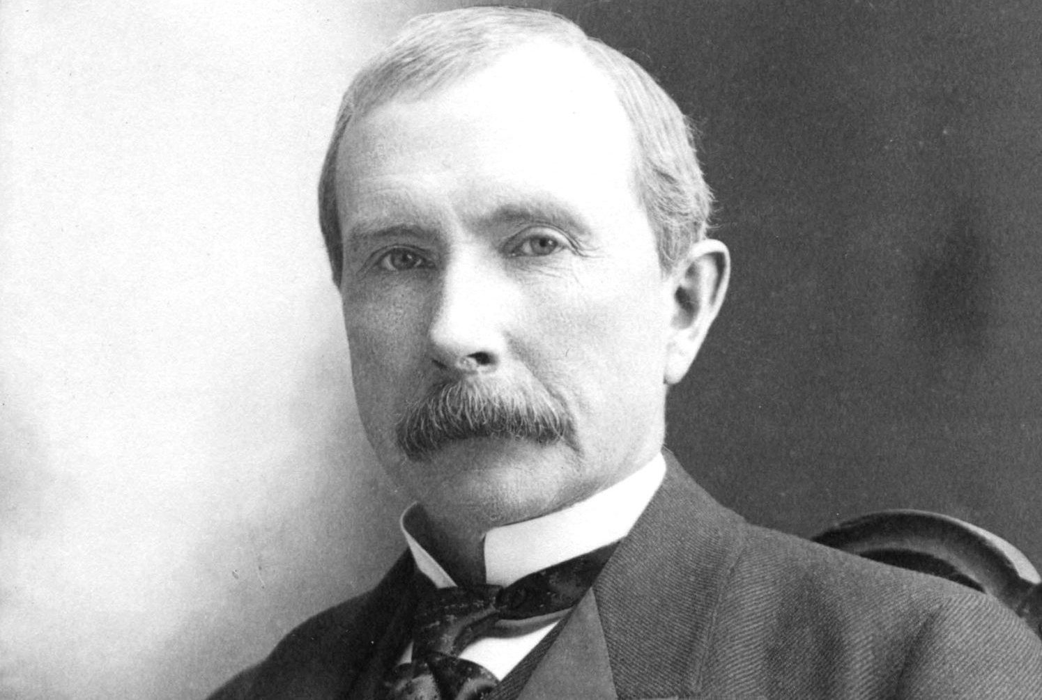 Portrait of J. D. Rockefeller in suit